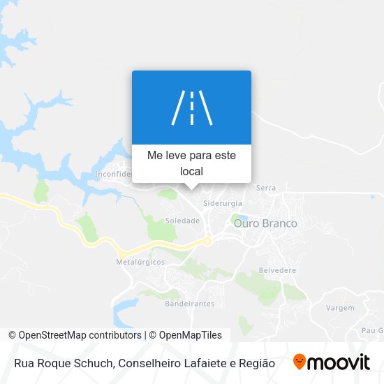 Rua Roque Schuch mapa