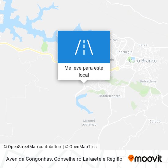 Avenida Congonhas mapa