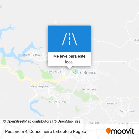 Passarela 4 mapa