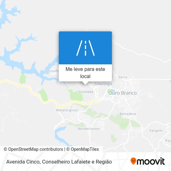 Avenida Cinco mapa