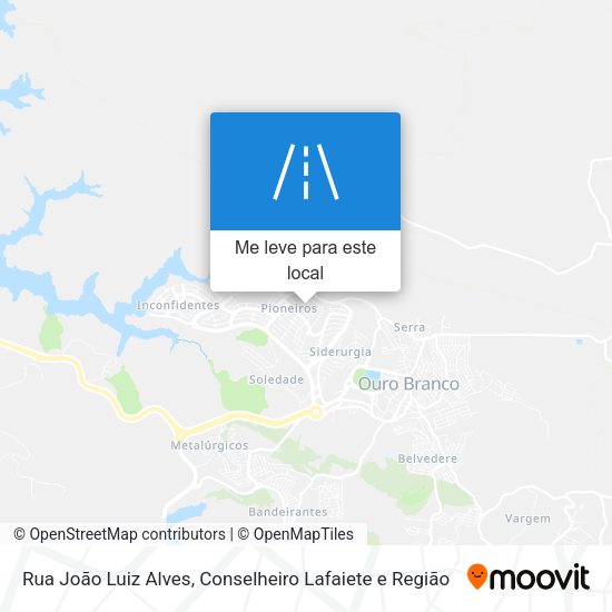 Rua João Luiz Alves mapa