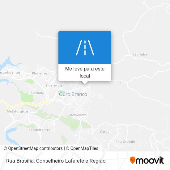 Rua Brasília mapa