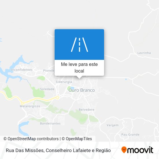Rua Das Missões mapa