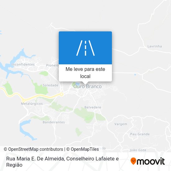 Rua Maria E. De Almeida mapa
