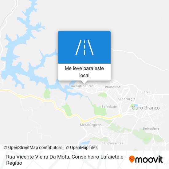 Rua Vicente Vieira Da Mota mapa