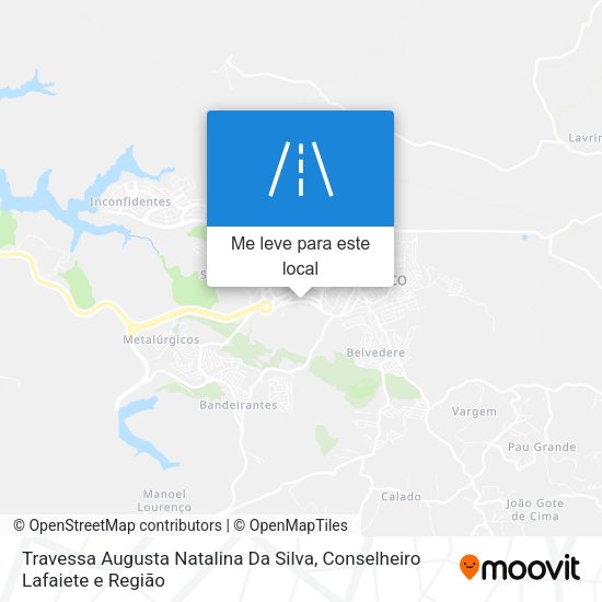 Travessa Augusta Natalina Da Silva mapa