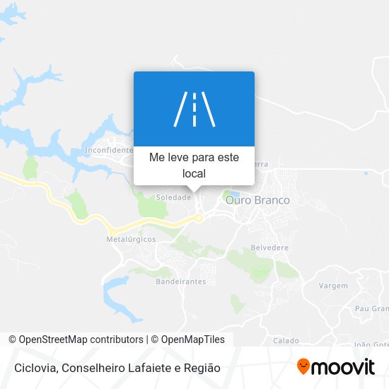 Ciclovia mapa