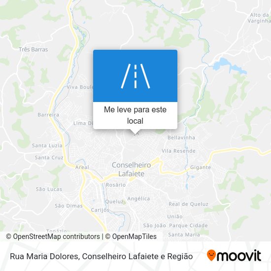 Rua Maria Dolores mapa