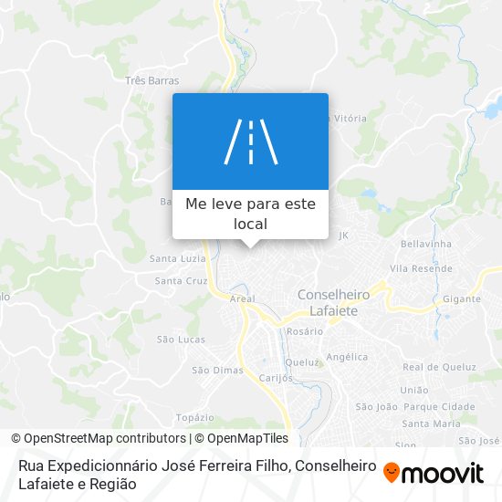Rua Expedicionnário José Ferreira Filho mapa
