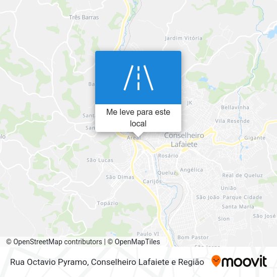 Rua Octavio Pyramo mapa