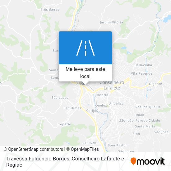 Travessa Fulgencio Borges mapa