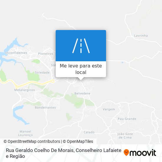 Rua Geraldo Coelho De Morais mapa