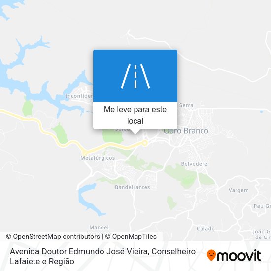 Avenida Doutor Edmundo José Vieira mapa