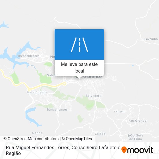 Rua Miguel Fernandes Torres mapa