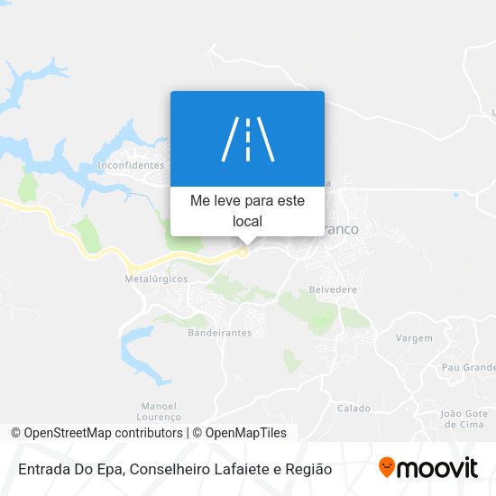 Entrada Do Epa mapa