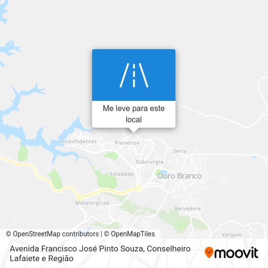 Avenida Francisco José Pinto Souza mapa