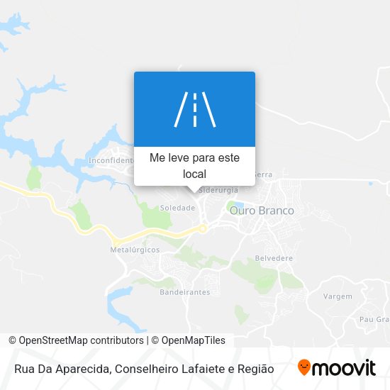 Rua Da Aparecida mapa