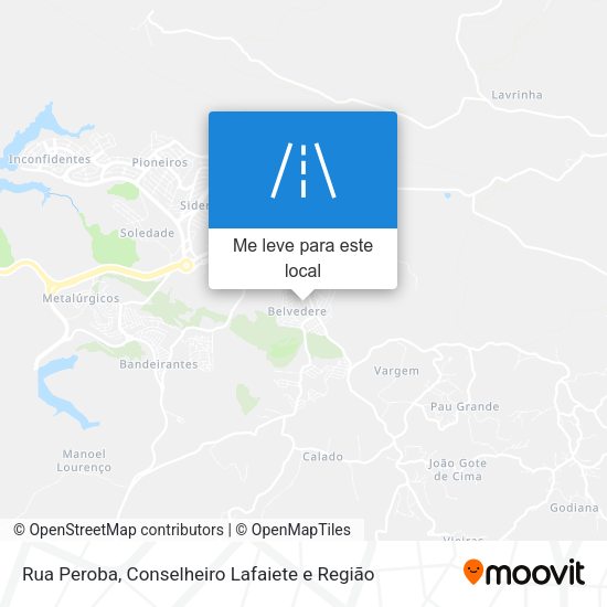 Rua Peroba mapa
