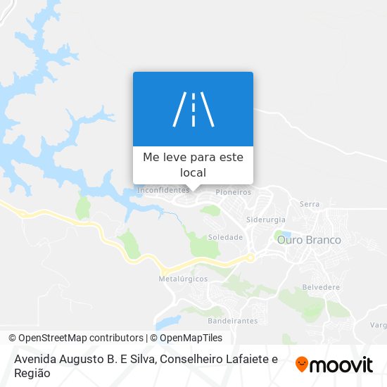 Avenida Augusto B. E Silva mapa