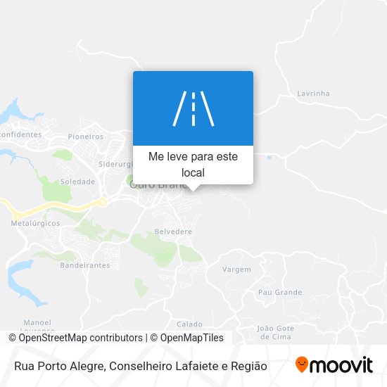 Rua Porto Alegre mapa