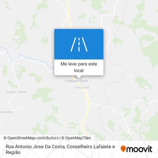Rua Antonio Jose Da Costa mapa