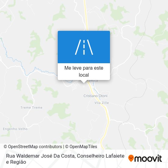 Rua Waldemar José Da Costa mapa