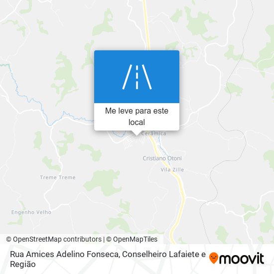 Rua Amices Adelino Fonseca mapa