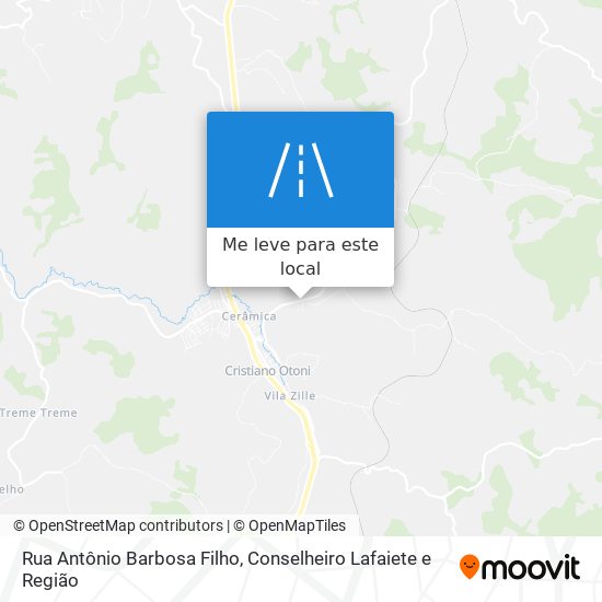 Rua Antônio Barbosa Filho mapa