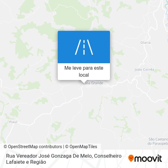 Rua Vereador José Gonzaga De Melo mapa