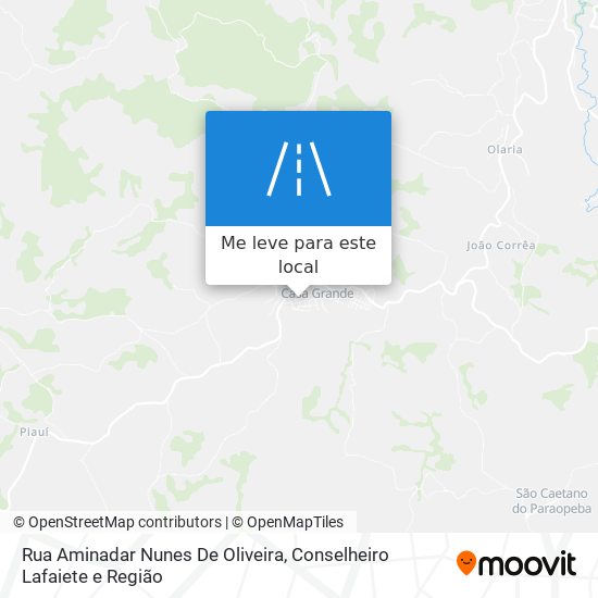Rua Aminadar Nunes De Oliveira mapa