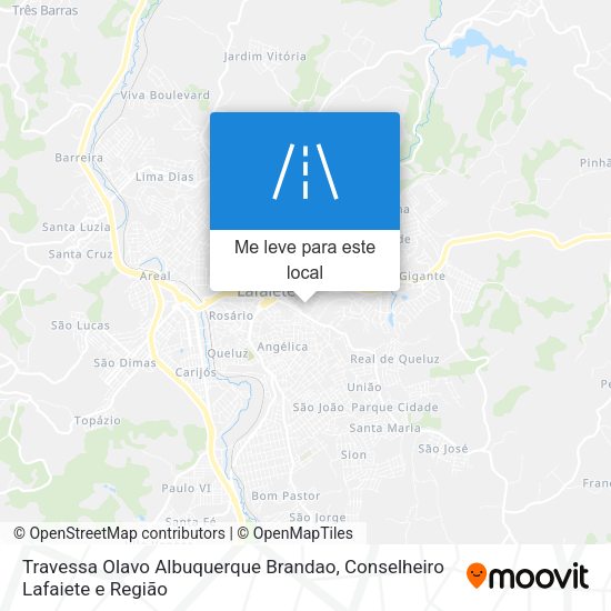 Travessa Olavo Albuquerque Brandao mapa
