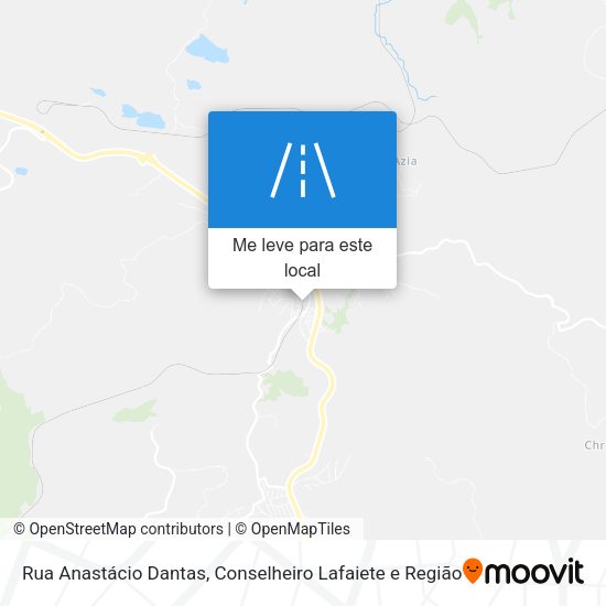Rua Anastácio Dantas mapa