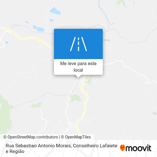 Rua Sebastiao Antonio Morais mapa