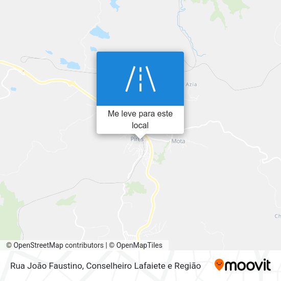 Rua João Faustino mapa