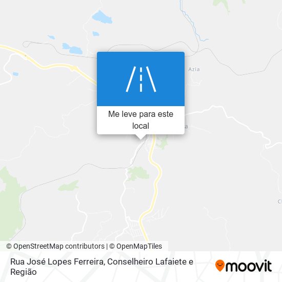 Rua José Lopes Ferreira mapa