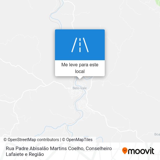 Rua Padre Abisalão Martins Coelho mapa