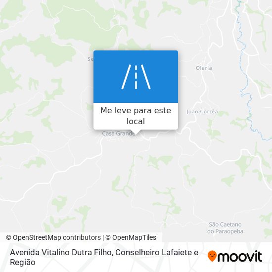 Avenida Vitalino Dutra Filho mapa
