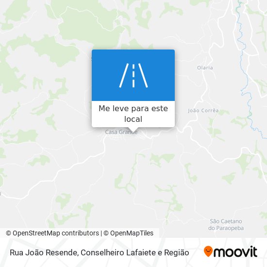 Rua João Resende mapa