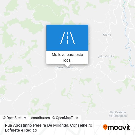 Rua Agostinho Pereira De Miranda mapa