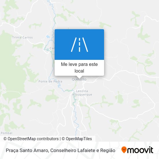 Praça Santo Amaro mapa