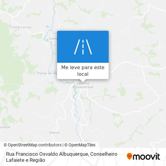 Rua Francisco Osvaldo Albuquerque mapa