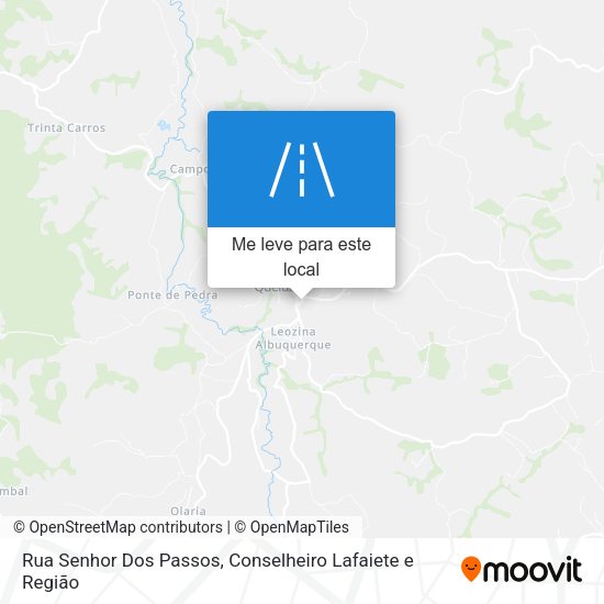 Rua Senhor Dos Passos mapa