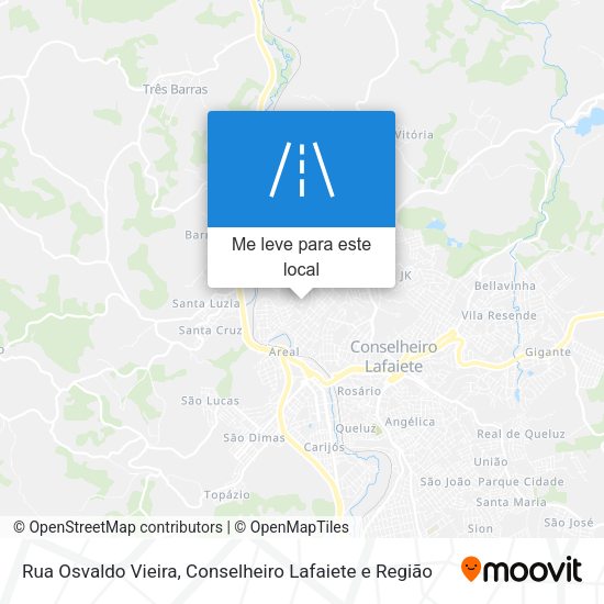 Rua Osvaldo Vieira mapa