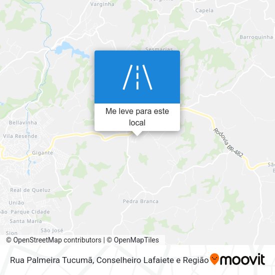 Rua Palmeira Tucumã mapa