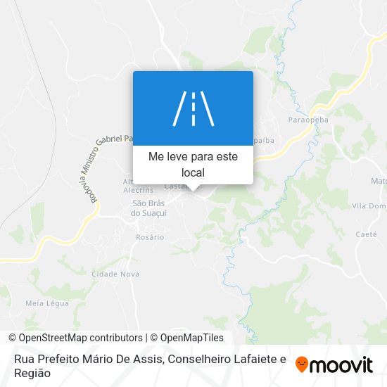 Rua Prefeito Mário De Assis mapa
