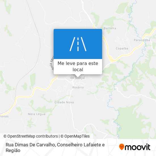 Rua Dimas De Carvalho mapa