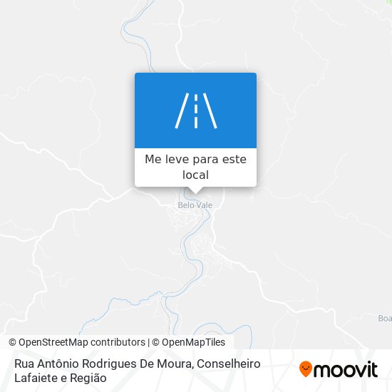 Rua Antônio Rodrigues De Moura mapa