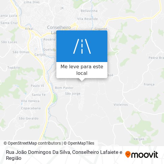 Rua João Domingos Da Silva mapa