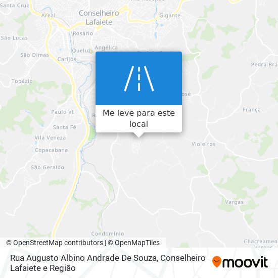 Rua Augusto Albino Andrade De Souza mapa