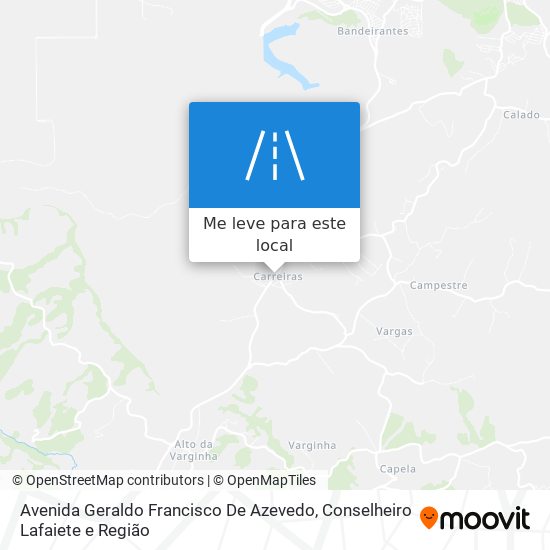 Avenida Geraldo Francisco De Azevedo mapa